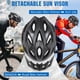 thumbnail image 4 of Casco de bicicleta Zacro ligero para adultos con visera solar desmontable, 4 of 7