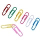 thumbnail image 1 of Mini sujetapapeles de 1 pulgada, colores surtidos, clips recubiertos de color para archivos, papeles y material de oficina (paquete de 100), 1 of 7