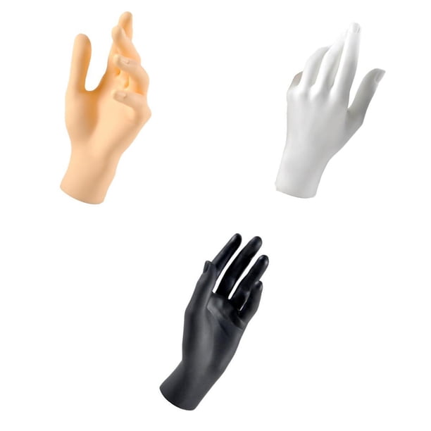 Maniquí Femenino De 3 Uds., Modelo De Manos Para Joyería, Collar, Guantes, Soporte De Exhibición