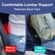 thumbnail image 4 of Almohada de apoyo lumbar BYMECOST para coche, espuma viscoelástica, negra, 4 of 8