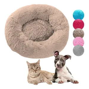 Linea Sport - Cama De Felpa Suave Antiestrés Para Perros Y Gatos 50 Cm