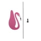 thumbnail image 1 of Campanas De Viento Swirl Bird Flamingo Para Jardín Al Aire Libre, Patio Trasero, Fiesta De Bodas, Rosa Oscuro, 1 of 5