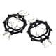 thumbnail image 3 of Tacos De Hielo Crampones Tracción Simple Invierno Hielo Nieve Grips 10 Dientes Black_L, 3 of 5