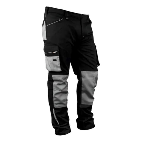 Metalfer - Pantalón Orbit Kbeen Bicolor Negro / Gris Talla Xl