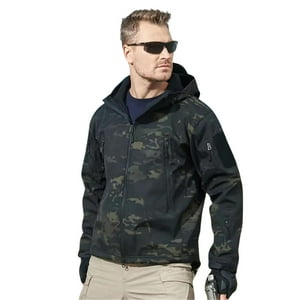 Esdy - Chaqueta Táctica Softshell Impermeable Talla L