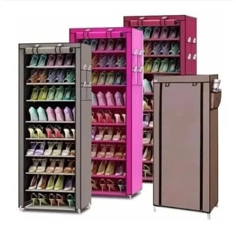 Genérico - Zapatero Organizador De Zapatos 9 Pisos 30 Pares Con Funda