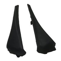 Magideal - 2X 66895-4Cl0A Ajuste De Extensión De Cubierta Lateral De Limpiaparabrisas Delantero 66894-4Ba1A 66894-4Cl0A Cubierta Para Rogue Reemplazo Fácil De