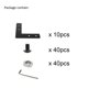 thumbnail image 2 of Soporte de Montaje BLCCLOY 2020 Aluminio 10 Piezas Negro, 2 of 7