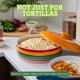 thumbnail image 4 of Calentador de Tortillas Chef Tacos 25 cm Tapa Cerámica Arcoíris, 4 of 7