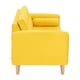 thumbnail image 5 of Sofa Retro 2c Felpa 05 Amarillo, 5 of 6