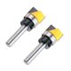 thumbnail image 1 of Broca De Enrutador De Plantilla De Embellecedor Empotrado Con Punta De Carburo De 2 Piezas - Vástago De 8 Mm, 1 of 5