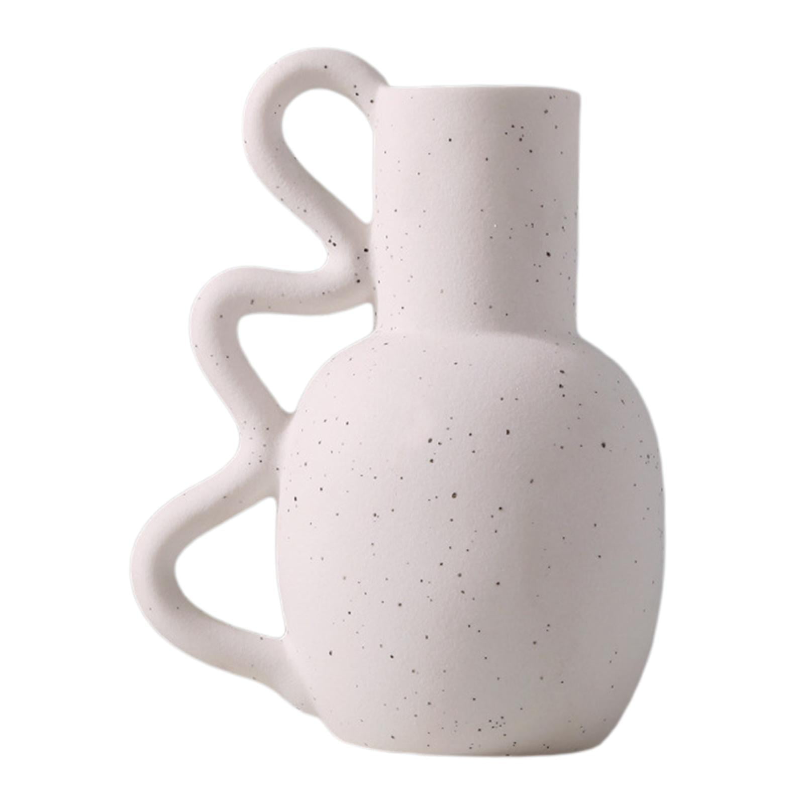 Bothyi - Jarrón De Cerámica, Maceta, Arreglo Floral, Decoración Del Hogar Para Escritorio De Jardín, Punto