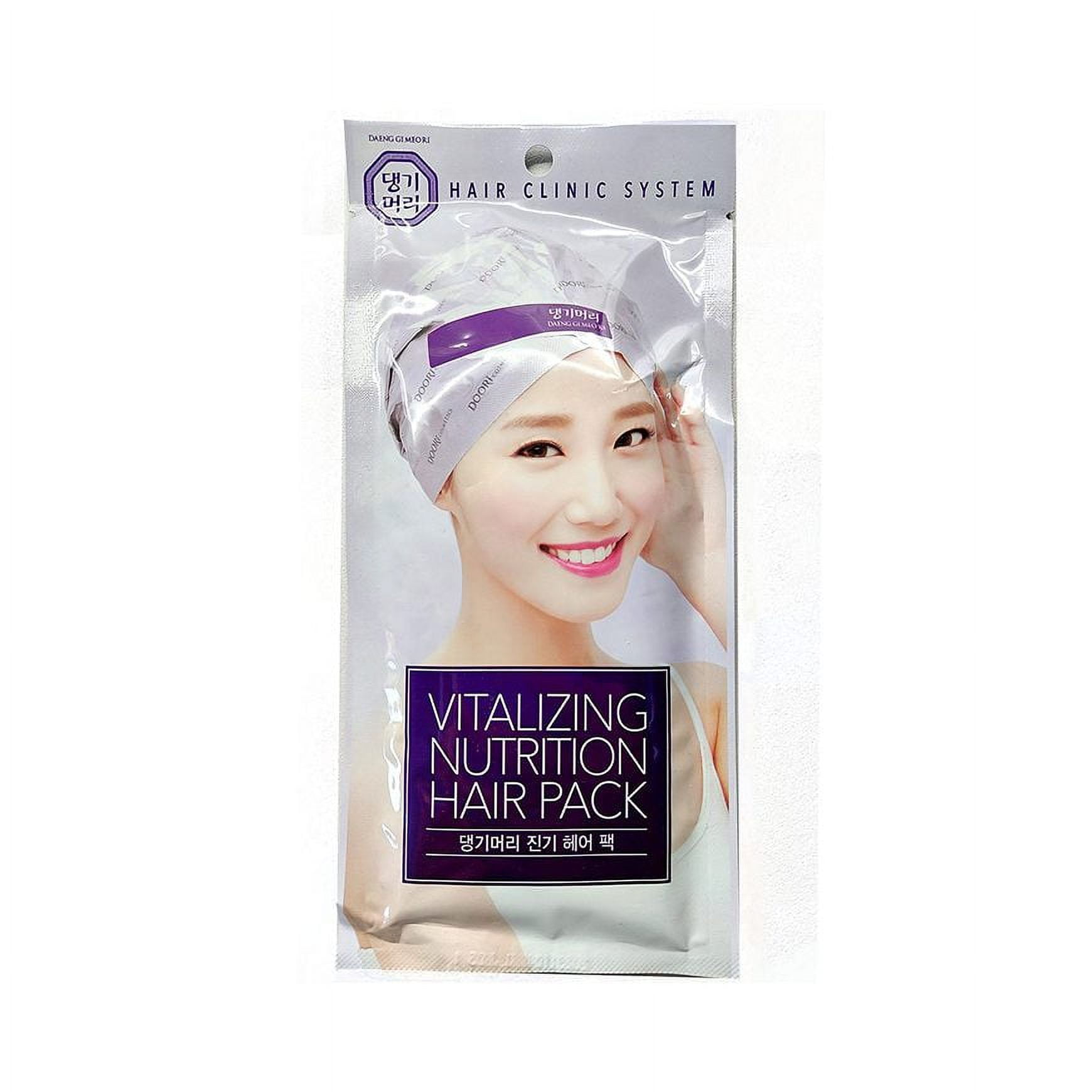 Daeng Gi Meo Ri - Mascarilla Nutritiva Y Calmante Coreana Con Ginseng - Dgmr Vitalizing Nutrition Hair Pack With Hair Cap
