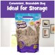 thumbnail image 4 of Sensory Play Sand Kinetic Sand Brown, 1 kg para mayores de 3 años con bolsa, 4 of 7