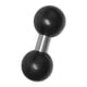 thumbnail image 3 of Adaptador De Doble Bola De Repuesto De Repuesto Profesional Portable Premium 1.5 "Cabeza De Pelota, 3 of 5