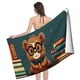 thumbnail image 4 of Castor Toalla de playa de secado rápido con diseño temático, regalo para mujeres y niñas, ideal para cumpleaños, fans, amantes de la música, uso en la playa o al aire libre, 78 × 150 cm, 4 of 6