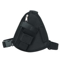 Magideal - Bolsa De Pecho Para Walkie Talkie/Arnés De Paquete De Pecho Para Radio De Dos Vías/Estuche De Transporte De Accesorios De Tela Oxford/Bolsa De Radio Negro