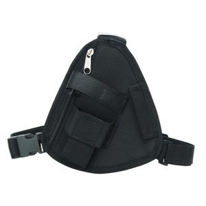 Magideal - Bolsa De Pecho Para Walkie Talkie/Arnés De Paquete De Pecho Para Radio De Dos Vías/Estuche De Transporte De Accesorios De Tela Oxford/Bolsa De Radio Negro