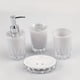 thumbnail image 3 of 4pcs/set Bathroom Accessory Set, With Lotion Bottles, Toothbrush Holder, Toothbrush Cup, Soap Dish, Storage Box, Modern Bath Room Sets Gift Box, 3 of 4