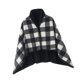 thumbnail image 4 of Poncho Manta Acogedora Para Mujer, Manta Ponible Para El Hogar, Cama, Regalo Para La Abuela, Color Negro, 100 X 140 Cm, 4 of 5