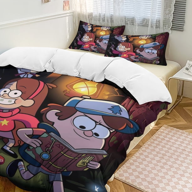 Gravity Falls 3-Piece Bedding Set Soft Warm And Comfortable Bed Set