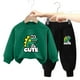 thumbnail image 1 of Buzo Niño Infantil Algodon Poleron Pantalon Dino verde 12, 1 of 5
