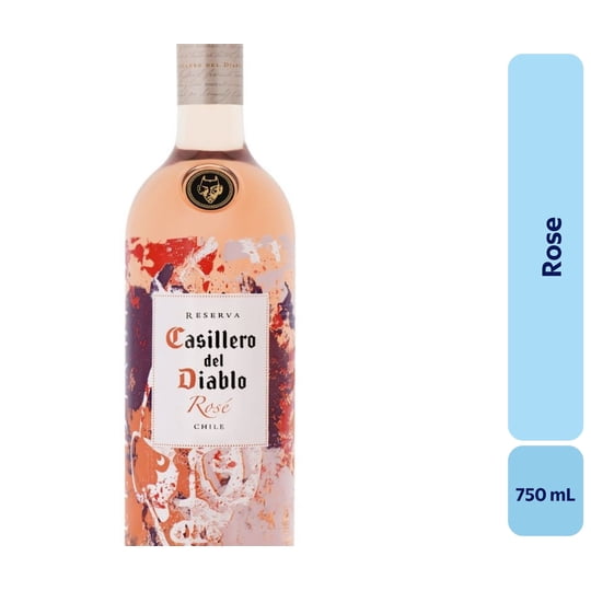 Vino Rose Botella 750 mL Casillero Del Diablo
