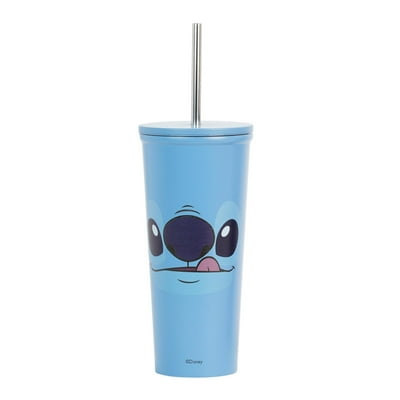 Vaso Stitch Doble Pared Acero Inoxidable 700Ml Azul  Disney