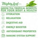 thumbnail image 5 of 100 bolsas de hojas enteras Tea Mighty Leaf Green Tropical, 250 ml, 5 of 8