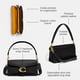 thumbnail image 4 of Bandolera Coach de piel granulada pulida Tabby 26 Black, 4 of 8