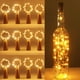 thumbnail image 3 of Kolpop - Paquete de 12 luces para botellas (pilas no incluidas), 2 m, 20 LED, de corcho de vidrio, con alambre de cobre, ideal para fiestas, jardines, Navidad, Halloween, bodas y decoración de interio, 3 of 5