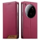 thumbnail image 1 of Funda Tipo Cartera de Cuero Sintético para XIAOMI 15 Ultra Bloqueo RFID, con Ranuras para Tarjetas y Bolsillo para Efectivo, Cierre Magnético Fuerte Rojo, 1 of 6