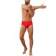 thumbnail image 2 of INSPIRE CHIC Ropa interior de hombre sólida de cintura alta, cómoda y transpirable, 4 paquetes 32 1 Azul oscuro 1 Rojo 1 Púrpura 1 Azul, 2 of 5