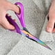thumbnail image 2 of Juego de tijeras SCAIKTIG Craft con cuchillas de titanio, paquete de 3, color morado, 2 of 7