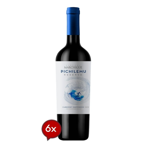 6 Vinos Pichilemu Reserva Cabernet Sauvignon