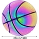 thumbnail image 4 of Balón de baloncesto holográfico: balón de baloncesto reflectante brillante que se ilumina, ideal para fotos con cámara, duradero, ideal para exteriores, regalo para adultos o niños., 4 of 7