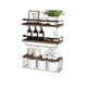 thumbnail image 1 of Repisas Flotantes de Madera con Rejas Multifuncional Cafés, 1 of 7