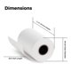 thumbnail image 3 of Papel térmico para recibos ReceiptPaperPro 57 mm x 20 m 50 rollos, 3 of 6