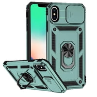Estuche Gangxun Para Iphone X/Xs, Soporte Giratorio 360°, Estilo Mecánico Y Magnético