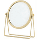 thumbnail image 1 of Espejo Escritorio De Mesa Decorativo Marco Metal Dorado, 1 of 7