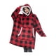 thumbnail image 1 of Poleron Sherpa Con Chiporro Invierno Diseño Cuadros, 1 of 3