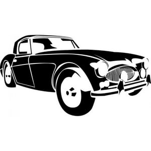 Rienda Libre Graphics - Decomural Austin Healey Car Vehicles Transport Ws-18795