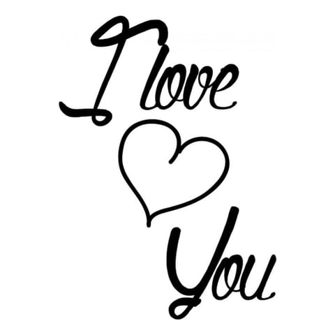 Rienda Libre Graphics - Decomural I Love You Ws-34328