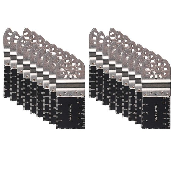 Hojas de sierra multiherramienta oscilantes Diagtree, 20 piezas, bimetálicas