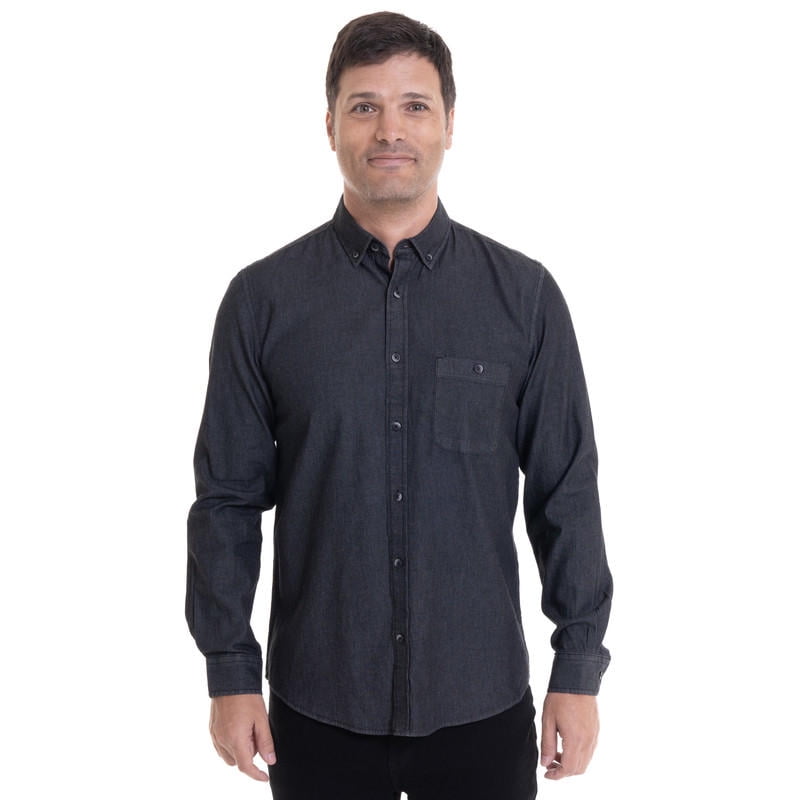 Kotting - Camisa Denim Negro