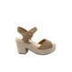 thumbnail image 1 of Sandalia Gamuza ecológica ZB019 Beige, 1 of 6