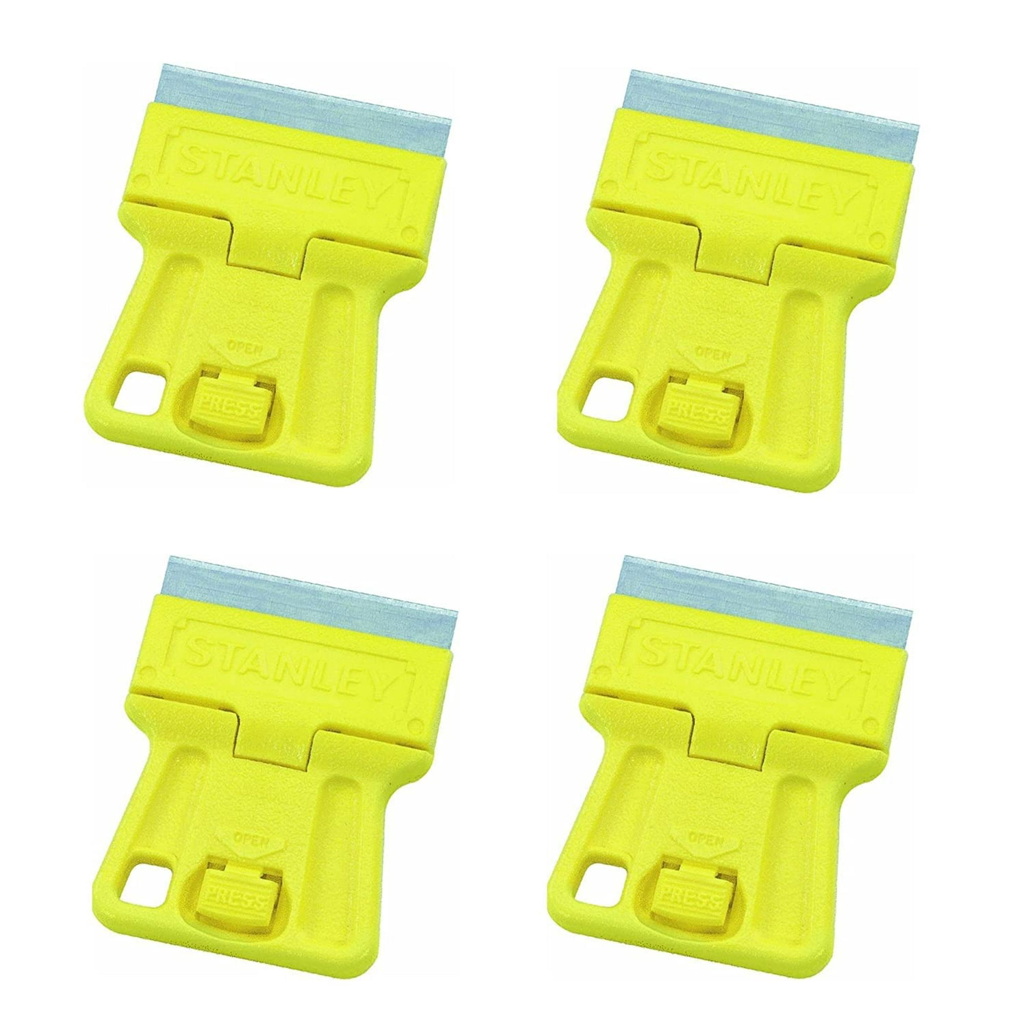 Stanley - Raspador Mini Razor Blade 28 100 De Alta Visibilidad (4 Veces)
