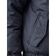 thumbnail image 5 of INSPIRE CHIC Chaqueta de Mujer con Ribete de Piel Sintética, Recortada, Oversize, Ajustable, Forrada de Forro Polar, Grande, Azul Marino, 5 of 6