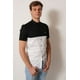 thumbnail image 2 of camisa cuello mao color blanco y negro manga corta fit, 2 of 4