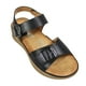 thumbnail image 3 of Sandalia Mujer Plataforma Hebilla 0419-1 Negro, 3 of 5